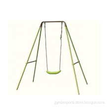 Outdoor Single Plastic Seat Funny Equipment Playground Swing